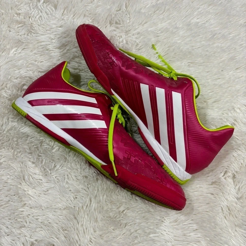 ADIDAS PREDATOR ABSOLADO LZ INDOOR - BERRY/WHITE/SLIME Size 11.5